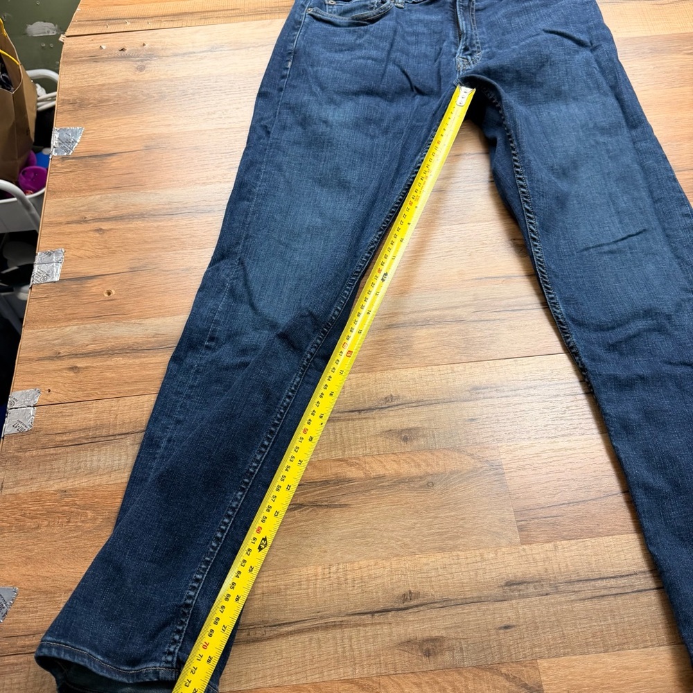Banana Republic Men's 31W 30L Straight Athletic Jeans blue Cotton Denim - Picture 5 of 9